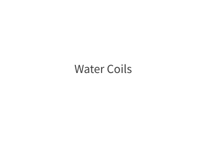 Water Coils